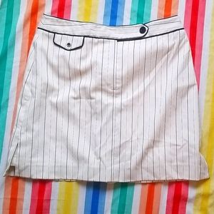 IZOD Pinstripe Skort Skirt